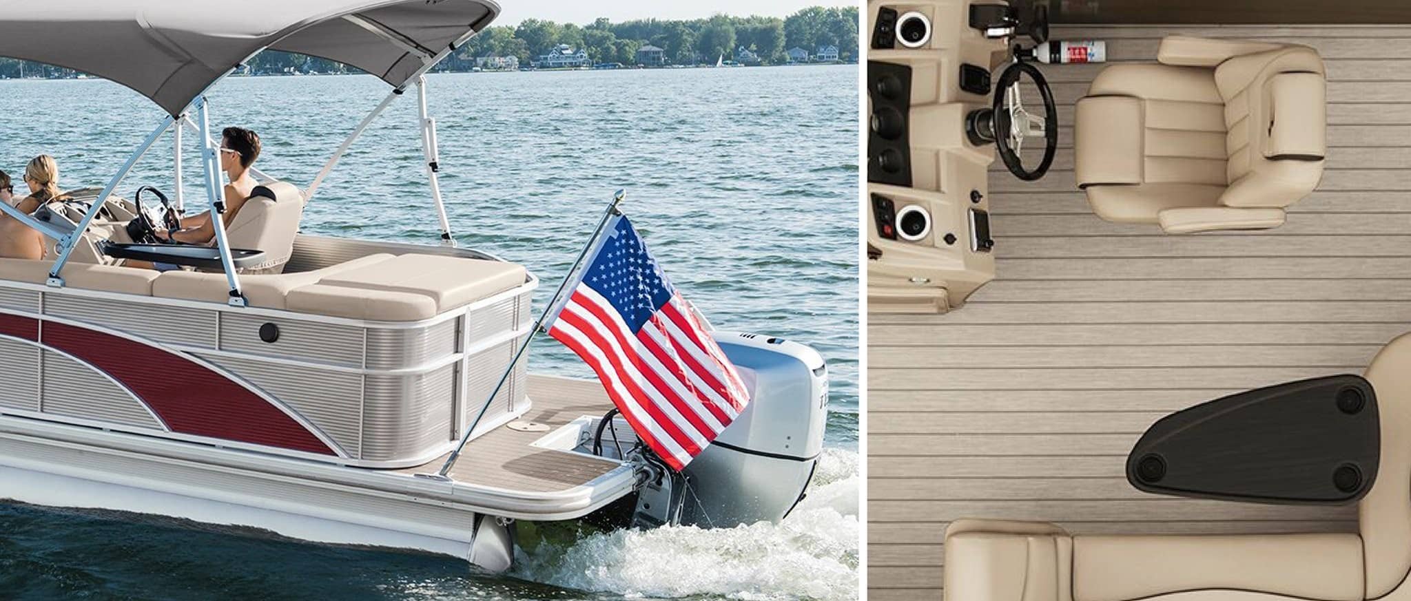 two part boat scene